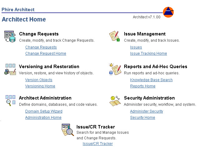Phire Architect Home Page