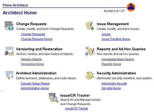 Phire Architect Home Page
